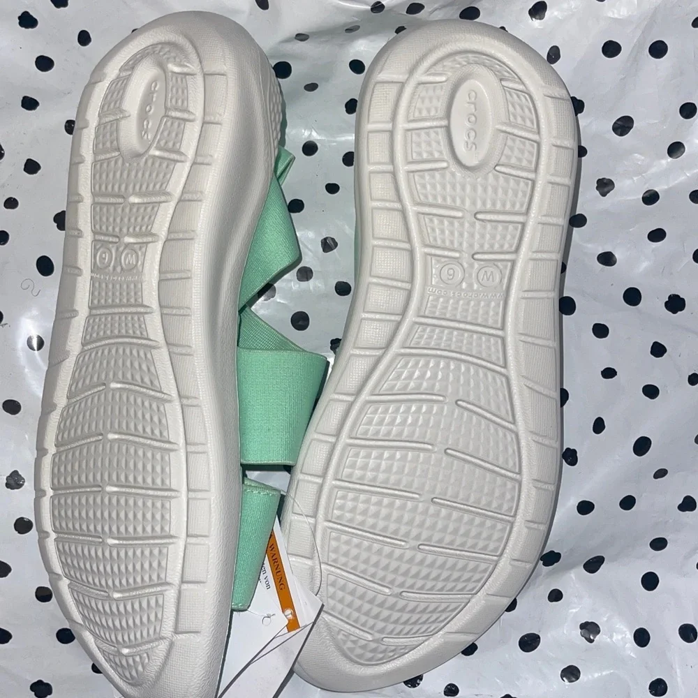 CROCS light green